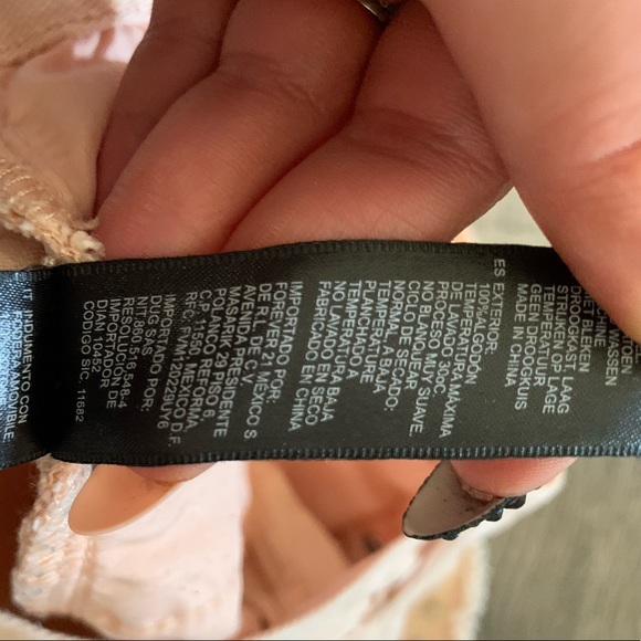 Forever 21 Pastel Salmon Distressed Studded Shorts - Picture 5 of 5